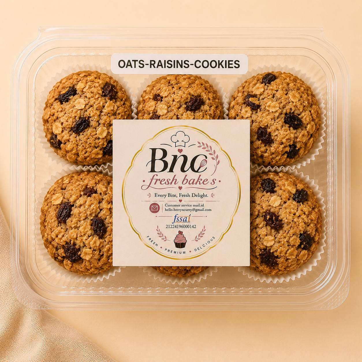 Oats Raisins Cookies